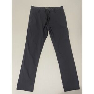 686 Pants Mens 34x32 Gray Everywhere Slim Fit Drawstring Technical Performance